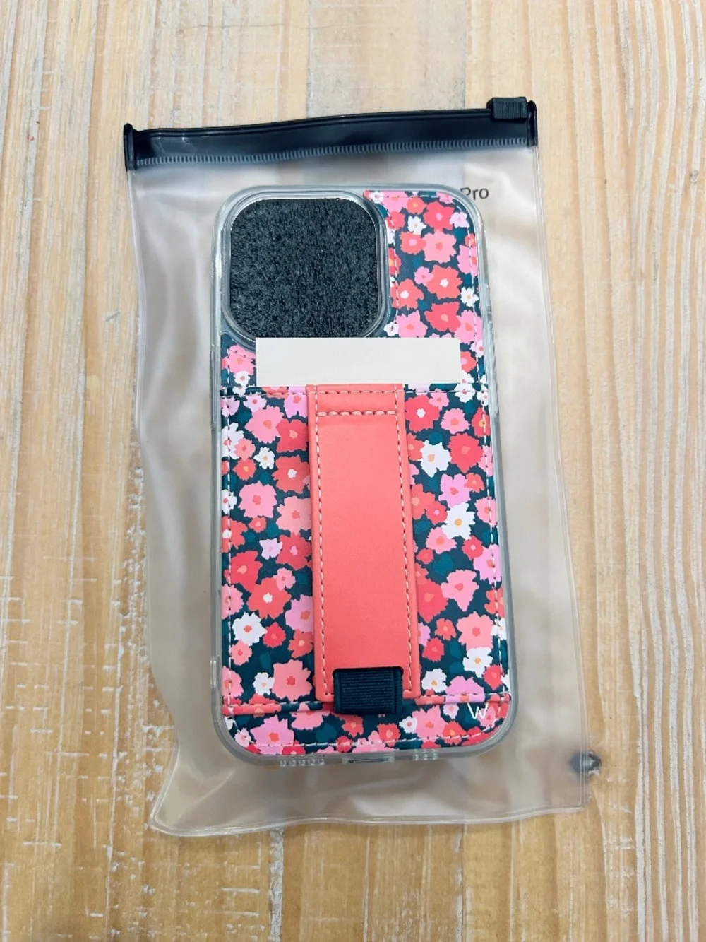 Walli Daisy Delight iPhone 14 Pro Case with Card Holder NIB